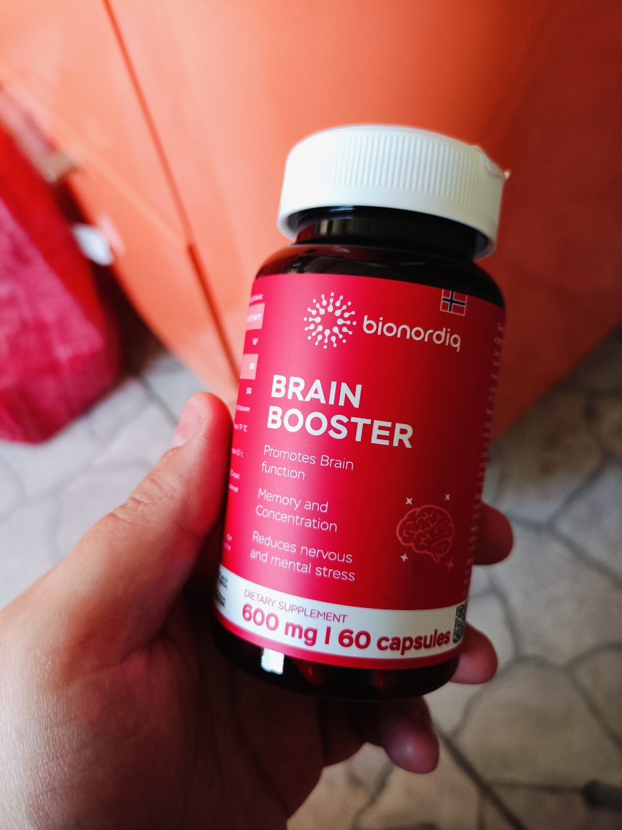 Фото покупателя №749 из 814: Витаминный комплекс для мозга и памяти Brain Booster bionordiq 600 мг 60 капсул, ноотроп, для концентрации, витамины для мозга, для учёбы и работы, БАД, для иммунитета, для здоровья, для профилактики, отзыв на 5 из 5, Ozon, 30 июня 2024