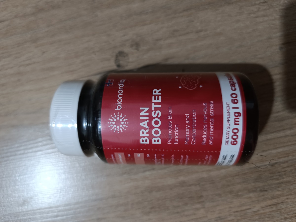 Фото покупателя №747 из 814: Витаминный комплекс для мозга и памяти Brain Booster bionordiq 600 мг 60 капсул, ноотроп, для концентрации, витамины для мозга, для учёбы и работы, БАД, для иммунитета, для здоровья, для профилактики, отзыв на 5 из 5, Ozon, 30 июня 2024
