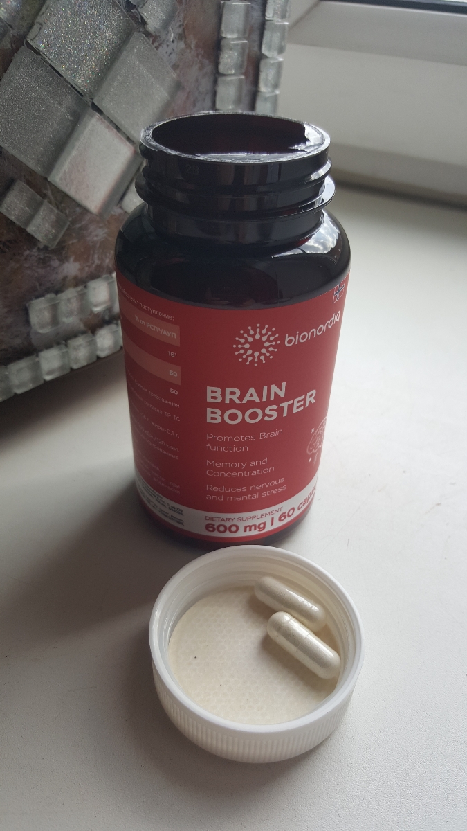 Фото покупателя №744 из 814: Витаминный комплекс для мозга и памяти Brain Booster bionordiq 600 мг 60 капсул, ноотроп, для концентрации, витамины для мозга, для учёбы и работы, БАД, для иммунитета, для здоровья, для профилактики, отзыв на 5 из 5, Ozon, 1 июля 2024