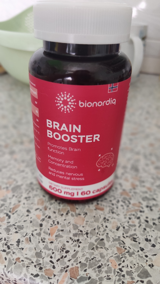 Фото покупателя №713 из 814: Витаминный комплекс для мозга и памяти Brain Booster bionordiq 600 мг 60 капсул, ноотроп, для концентрации, витамины для мозга, для учёбы и работы, БАД, для иммунитета, для здоровья, для профилактики, отзыв на 4 из 5, Ozon, 3 июля 2024