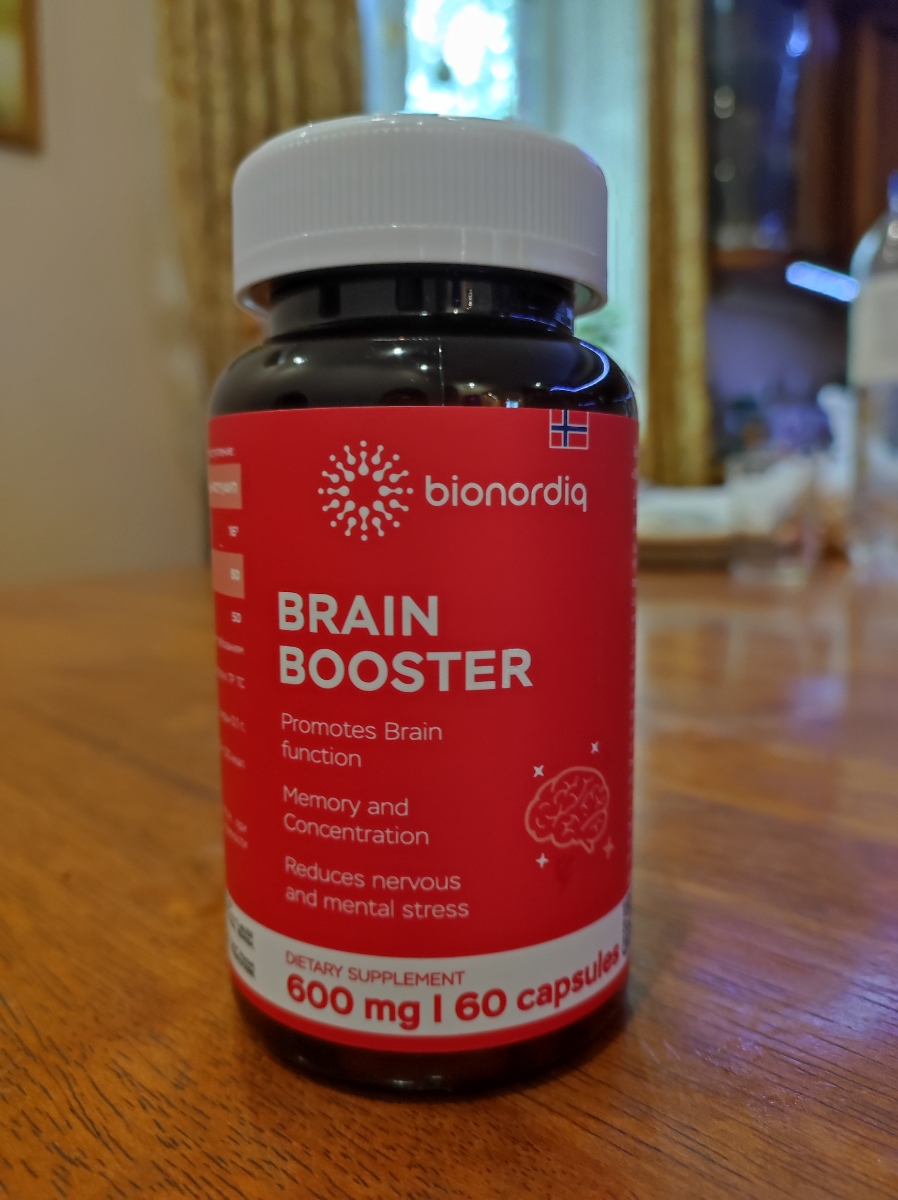 Фото покупателя №700 из 814: Витаминный комплекс для мозга и памяти Brain Booster bionordiq 600 мг 60 капсул, ноотроп, для концентрации, витамины для мозга, для учёбы и работы, БАД, для иммунитета, для здоровья, для профилактики, отзыв на 5 из 5, Ozon, 4 июля 2024