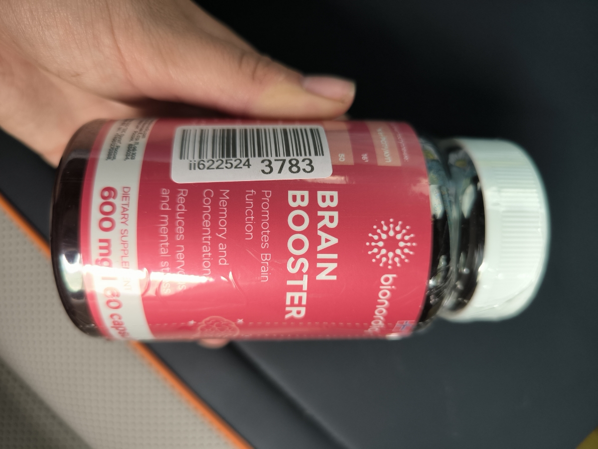 Фото покупателя №699 из 814: Витаминный комплекс для мозга и памяти Brain Booster bionordiq 600 мг 60 капсул, ноотроп, для концентрации, витамины для мозга, для учёбы и работы, БАД, для иммунитета, для здоровья, для профилактики, отзыв на 5 из 5, Ozon, 4 июля 2024
