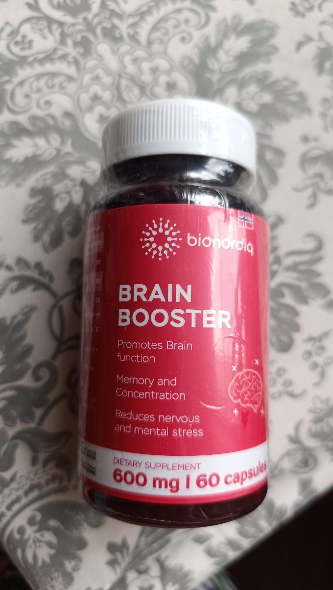Фото покупателя №674 из 814: Витаминный комплекс для мозга и памяти Brain Booster bionordiq 600 мг 60 капсул, ноотроп, для концентрации, витамины для мозга, для учёбы и работы, БАД, для иммунитета, для здоровья, для профилактики, отзыв на 4 из 5, Ozon, 5 июля 2024