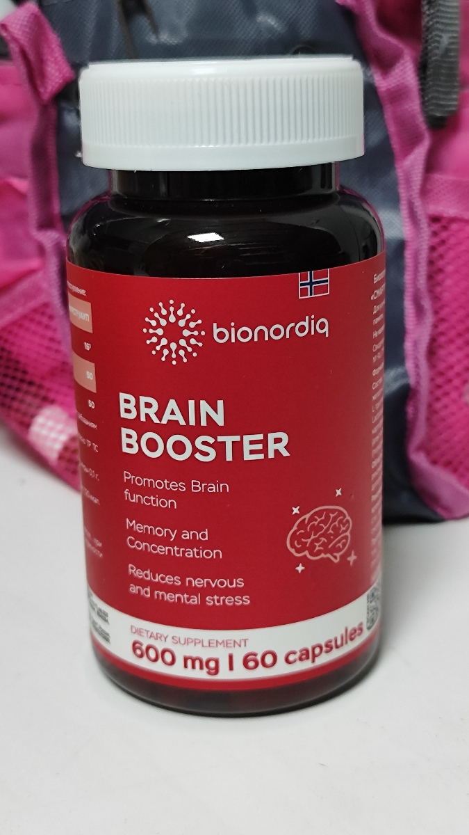Фото покупателя №667 из 814: Витаминный комплекс для мозга и памяти Brain Booster bionordiq 600 мг 60 капсул, ноотроп, для концентрации, витамины для мозга, для учёбы и работы, БАД, для иммунитета, для здоровья, для профилактики, отзыв на 5 из 5, Ozon, 5 июля 2024