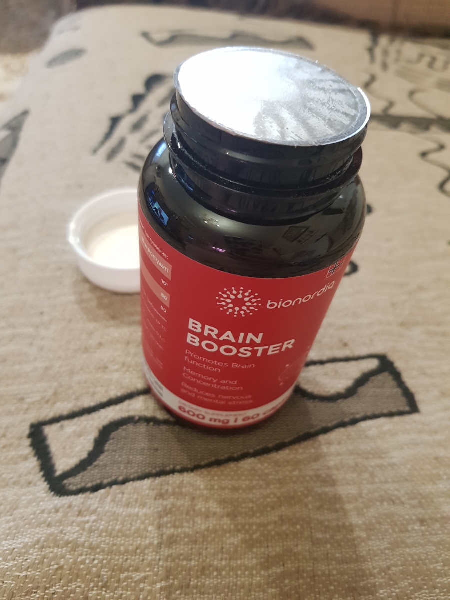 Фото покупателя №633 из 814: Витаминный комплекс для мозга и памяти Brain Booster bionordiq 600 мг 60 капсул, ноотроп, для концентрации, витамины для мозга, для учёбы и работы, БАД, для иммунитета, для здоровья, для профилактики, отзыв на 5 из 5, Ozon, 5 июля 2024