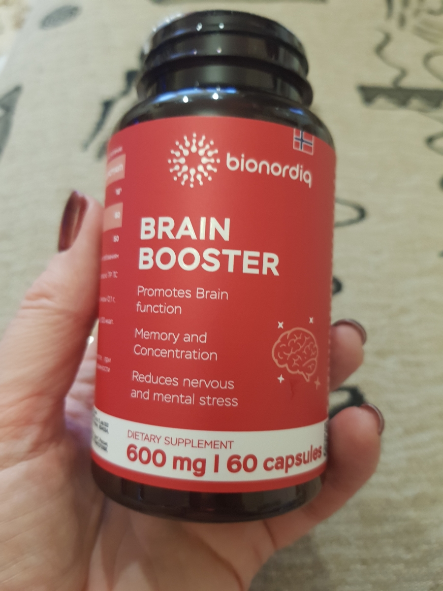 Фото покупателя №634 из 814: Витаминный комплекс для мозга и памяти Brain Booster bionordiq 600 мг 60 капсул, ноотроп, для концентрации, витамины для мозга, для учёбы и работы, БАД, для иммунитета, для здоровья, для профилактики, отзыв на 5 из 5, Ozon, 5 июля 2024