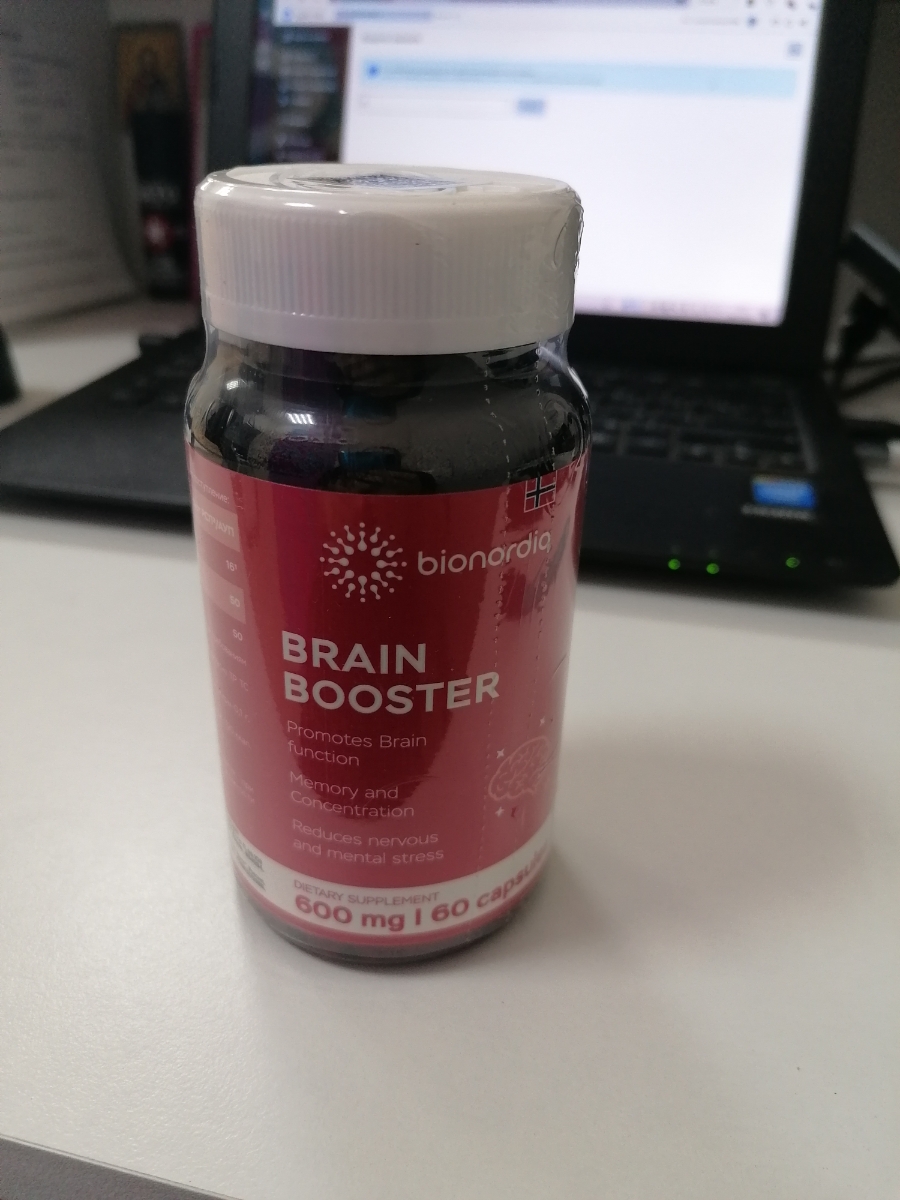 Фото покупателя №618 из 814: Витаминный комплекс для мозга и памяти Brain Booster bionordiq 600 мг 60 капсул, ноотроп, для концентрации, витамины для мозга, для учёбы и работы, БАД, для иммунитета, для здоровья, для профилактики, отзыв на 5 из 5, Ozon, 6 июля 2024