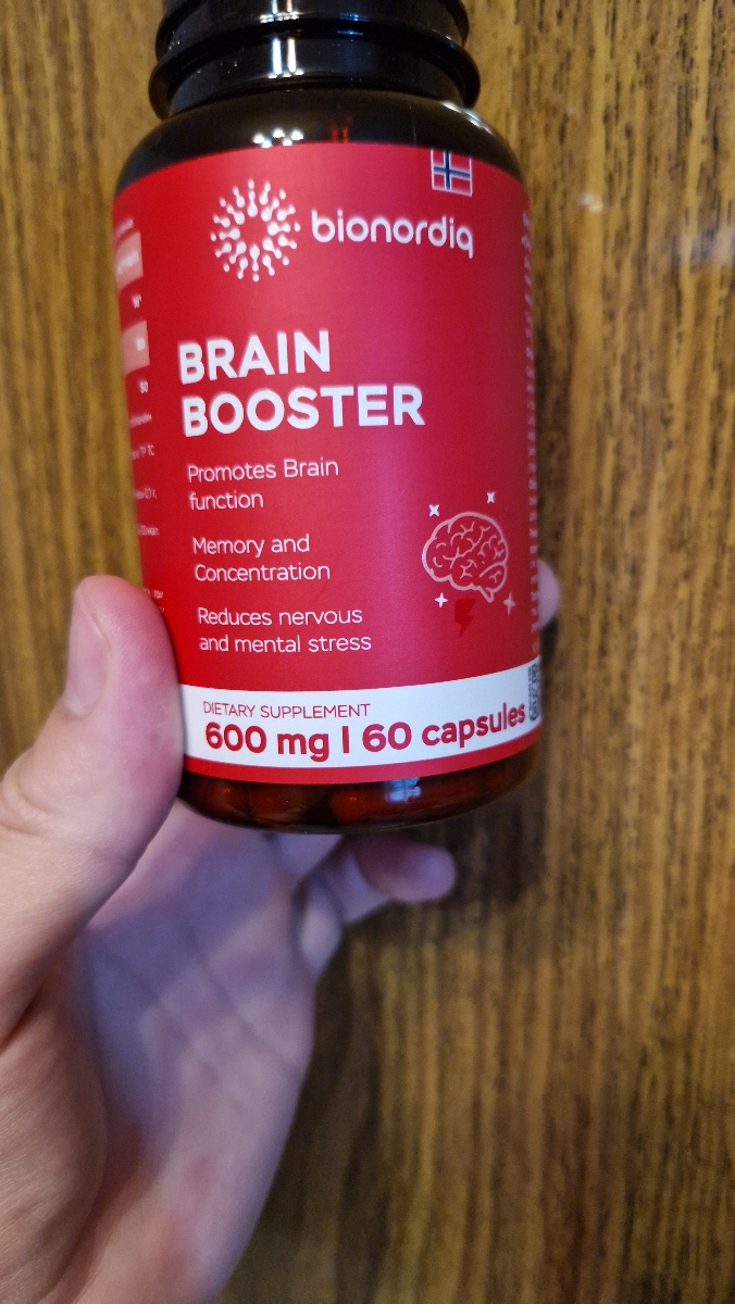 Фото покупателя №610 из 814: Витаминный комплекс для мозга и памяти Brain Booster bionordiq 600 мг 60 капсул, ноотроп, для концентрации, витамины для мозга, для учёбы и работы, БАД, для иммунитета, для здоровья, для профилактики, отзыв на 5 из 5, Ozon, 6 июля 2024