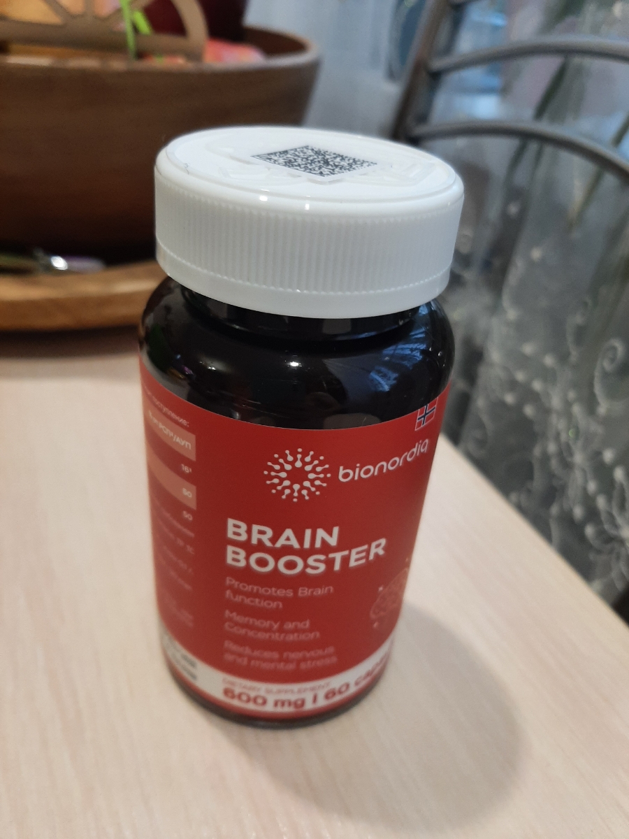 Фото покупателя №597 из 814: Витаминный комплекс для мозга и памяти Brain Booster bionordiq 600 мг 60 капсул, ноотроп, для концентрации, витамины для мозга, для учёбы и работы, БАД, для иммунитета, для здоровья, для профилактики, отзыв на 5 из 5, Ozon, 6 июля 2024