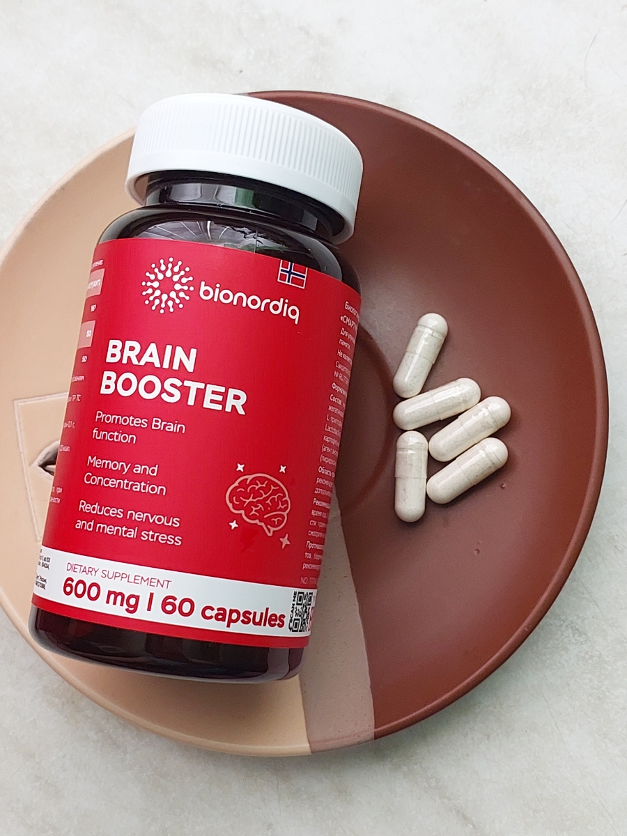 Фото покупателя №556 из 814: Витаминный комплекс для мозга и памяти Brain Booster bionordiq 600 мг 60 капсул, ноотроп, для концентрации, витамины для мозга, для учёбы и работы, БАД, для иммунитета, для здоровья, для профилактики, отзыв на 5 из 5, Ozon, 7 июля 2024