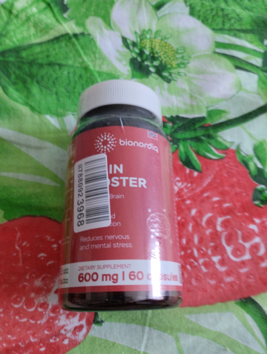 Фото покупателя №547 из 814: Витаминный комплекс для мозга и памяти Brain Booster bionordiq 600 мг 60 капсул, ноотроп, для концентрации, витамины для мозга, для учёбы и работы, БАД, для иммунитета, для здоровья, для профилактики, отзыв на 5 из 5, Ozon, 7 июля 2024