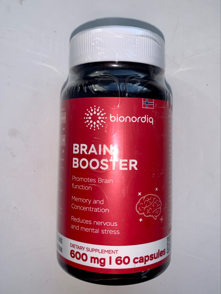 Фото покупателя №523 из 814: Витаминный комплекс для мозга и памяти Brain Booster bionordiq 600 мг 60 капсул, ноотроп, для концентрации, витамины для мозга, для учёбы и работы, БАД, для иммунитета, для здоровья, для профилактики, отзыв на 5 из 5, Ozon, 8 июля 2024