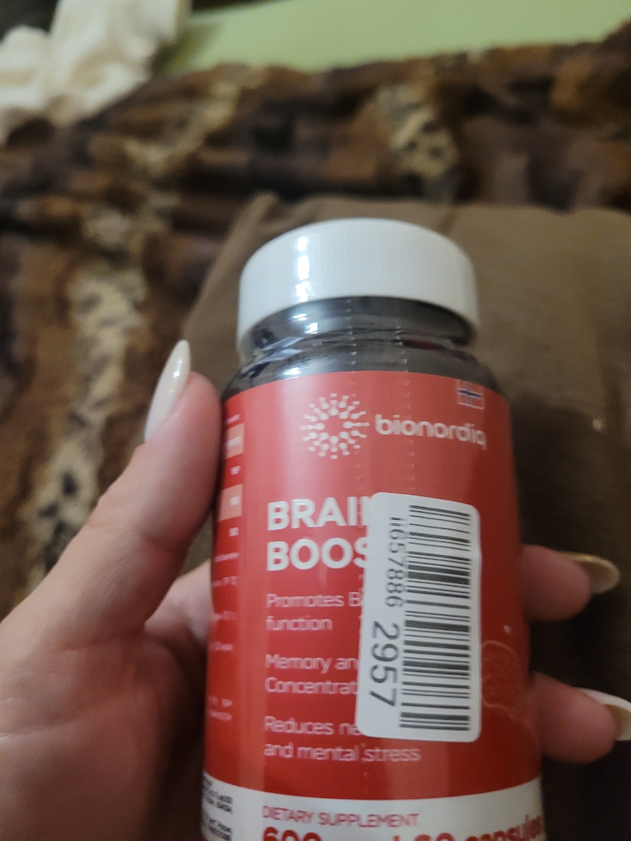 Фото покупателя №511 из 814: Витаминный комплекс для мозга и памяти Brain Booster bionordiq 600 мг 60 капсул, ноотроп, для концентрации, витамины для мозга, для учёбы и работы, БАД, для иммунитета, для здоровья, для профилактики, отзыв на 5 из 5, Ozon, 8 июля 2024