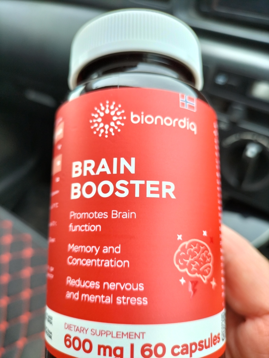 Фото покупателя №506 из 814: Витаминный комплекс для мозга и памяти Brain Booster bionordiq 600 мг 60 капсул, ноотроп, для концентрации, витамины для мозга, для учёбы и работы, БАД, для иммунитета, для здоровья, для профилактики, отзыв на 5 из 5, Ozon, 8 июля 2024