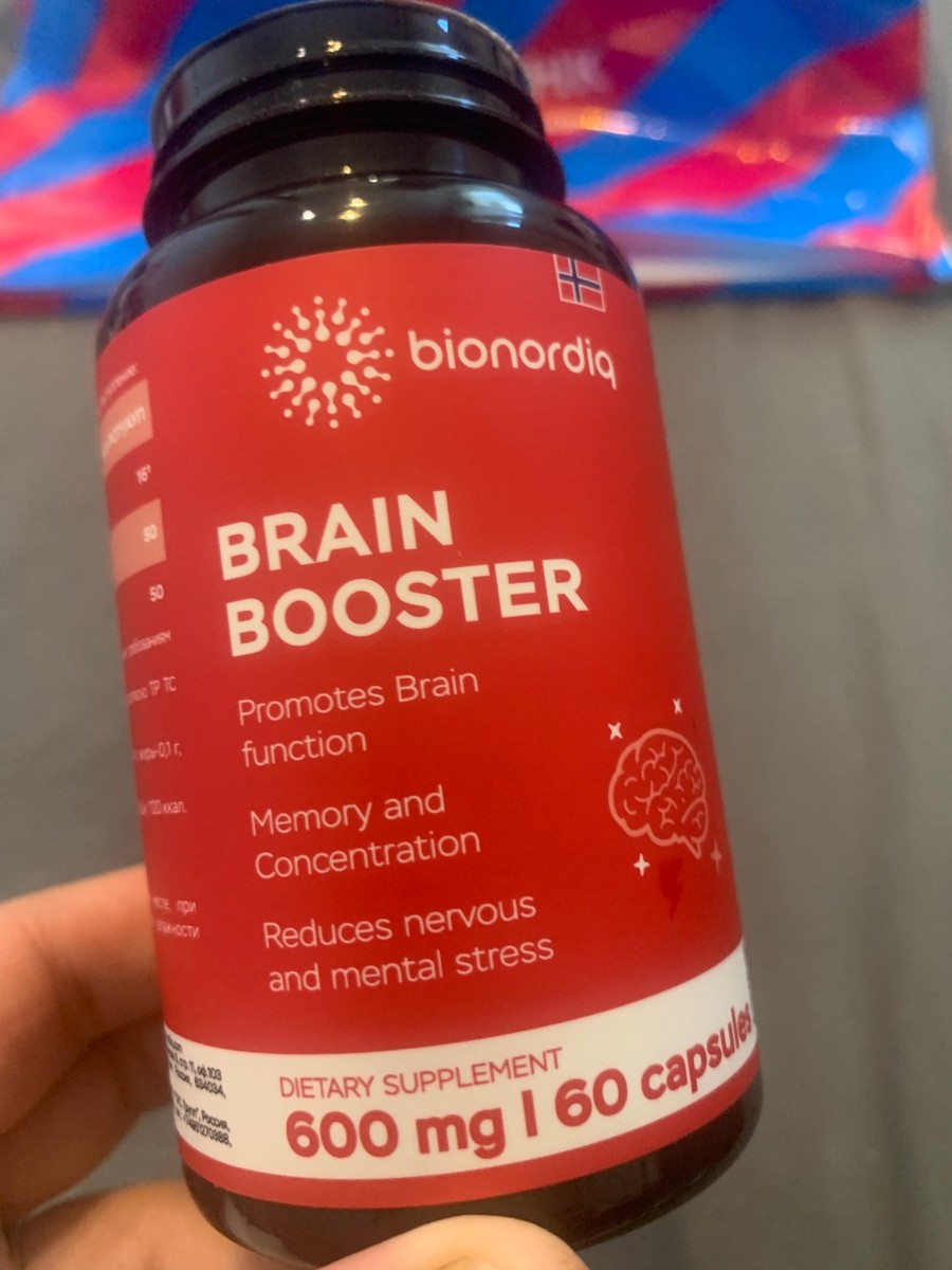 Фото покупателя №491 из 814: Витаминный комплекс для мозга и памяти Brain Booster bionordiq 600 мг 60 капсул, ноотроп, для концентрации, витамины для мозга, для учёбы и работы, БАД, для иммунитета, для здоровья, для профилактики, отзыв на 5 из 5, Ozon, 9 июля 2024