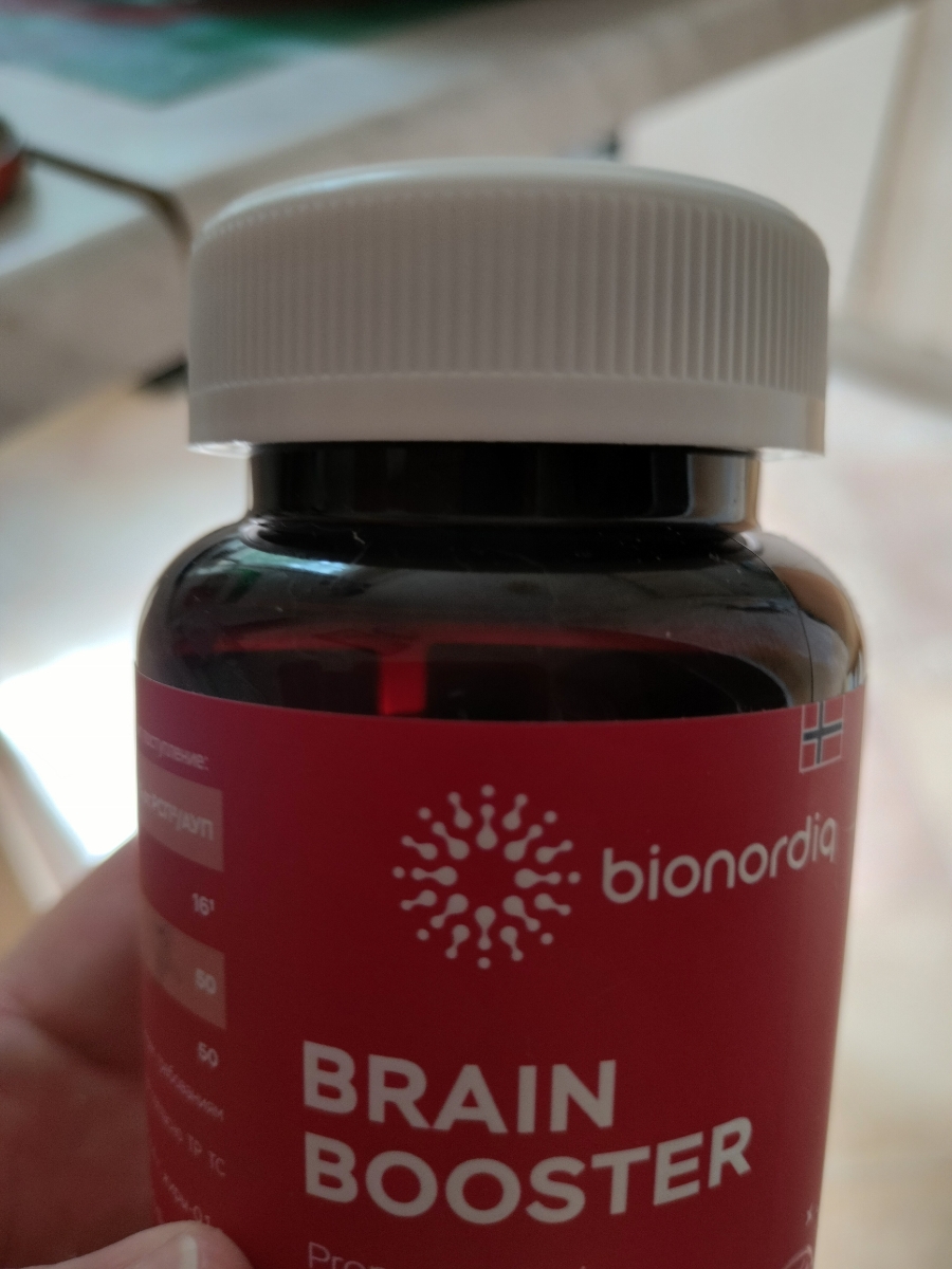 Фото покупателя №407 из 814: Витаминный комплекс для мозга и памяти Brain Booster bionordiq 600 мг 60 капсул, ноотроп, для концентрации, витамины для мозга, для учёбы и работы, БАД, для иммунитета, для здоровья, для профилактики, отзыв на 5 из 5, Ozon, 11 июля 2024