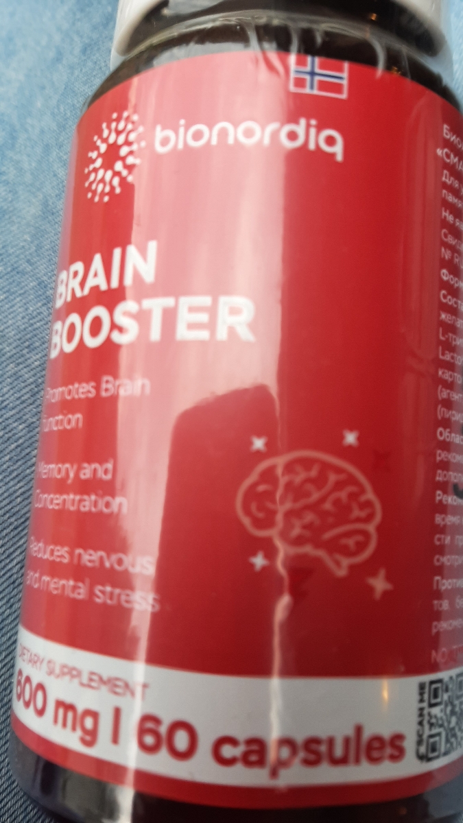 Фото покупателя №389 из 814: Витаминный комплекс для мозга и памяти Brain Booster bionordiq 600 мг 60 капсул, ноотроп, для концентрации, витамины для мозга, для учёбы и работы, БАД, для иммунитета, для здоровья, для профилактики, отзыв на 5 из 5, Ozon, 11 июля 2024