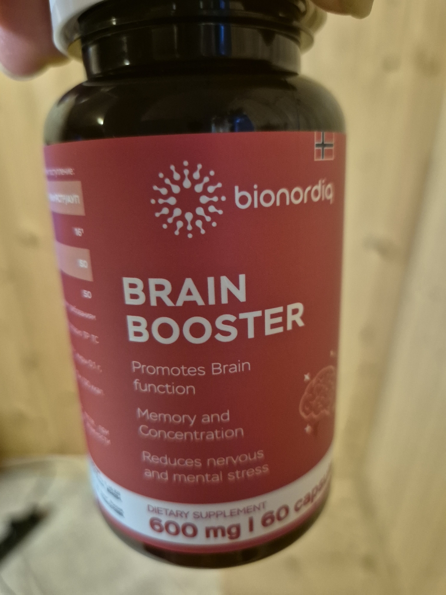 Фото покупателя №383 из 814: Витаминный комплекс для мозга и памяти Brain Booster bionordiq 600 мг 60 капсул, ноотроп, для концентрации, витамины для мозга, для учёбы и работы, БАД, для иммунитета, для здоровья, для профилактики, отзыв на 5 из 5, Ozon, 11 июля 2024