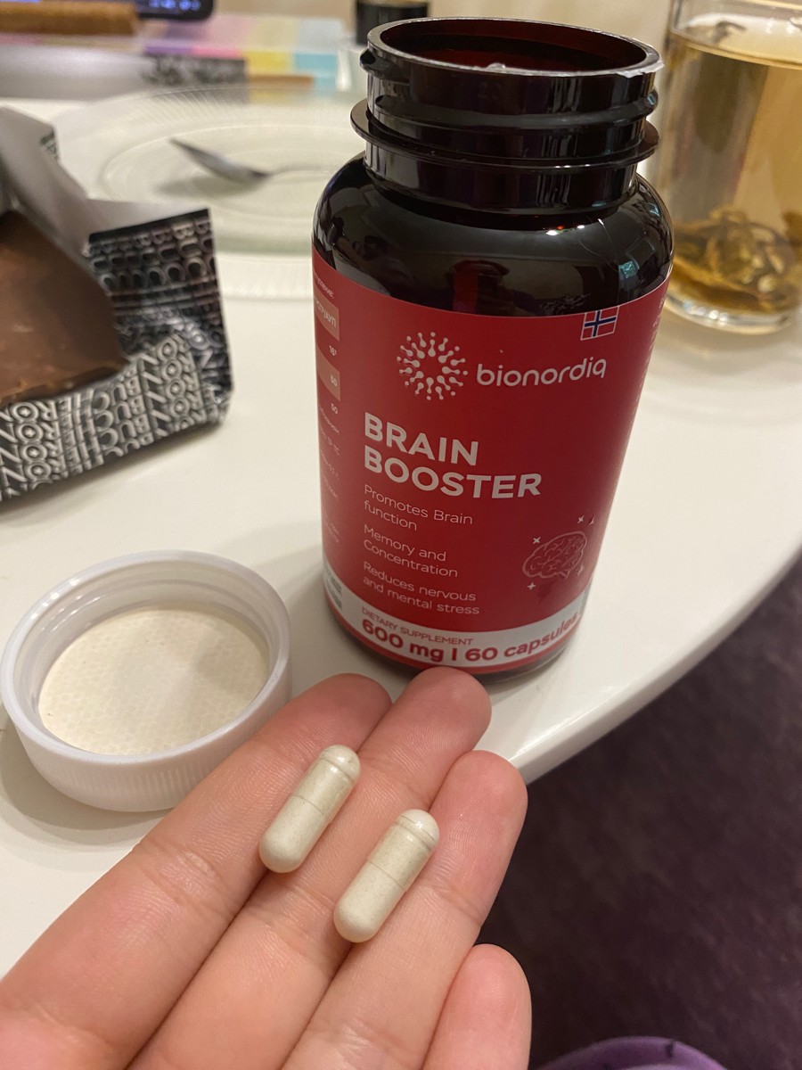 Фото покупателя №13 из 814: Витаминный комплекс для мозга и памяти Brain Booster bionordiq 600 мг 60 капсул, ноотроп, для концентрации, витамины для мозга, для учёбы и работы, БАД, для иммунитета, для здоровья, для профилактики, отзыв на 5 из 5, Ozon, 9 мая 2025