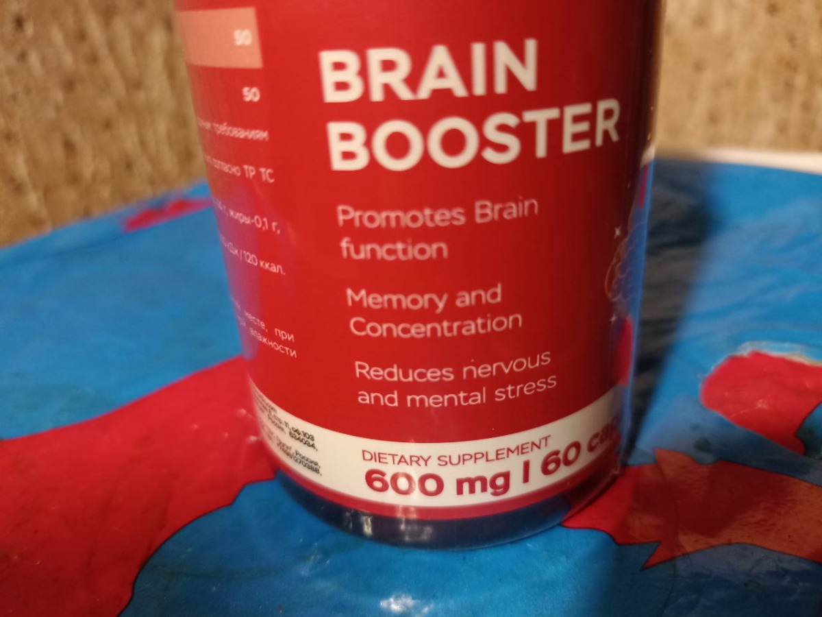 Фото покупателя №351 из 814: Витаминный комплекс для мозга и памяти Brain Booster bionordiq 600 мг 60 капсул, ноотроп, для концентрации, витамины для мозга, для учёбы и работы, БАД, для иммунитета, для здоровья, для профилактики, отзыв на 5 из 5, Ozon, 12 июля 2024