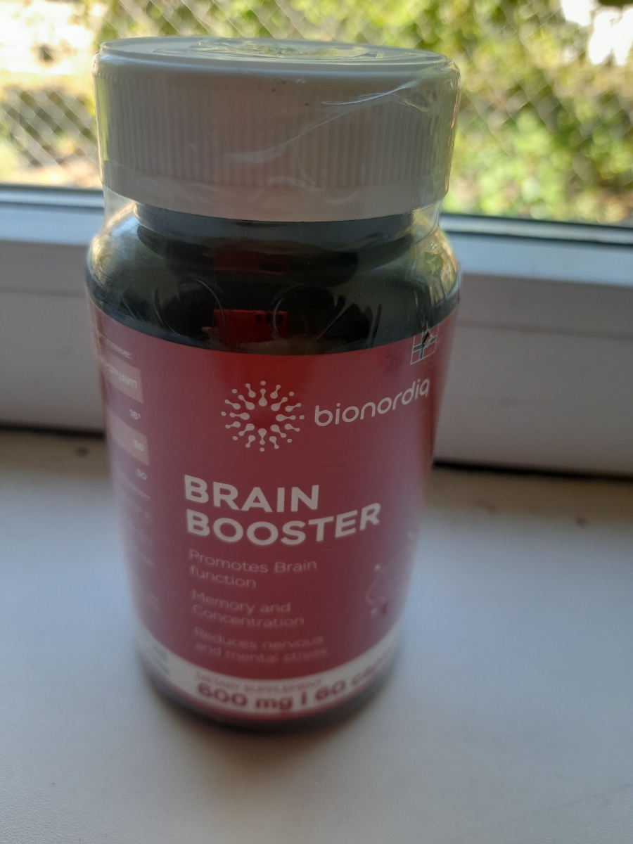 Фото покупателя №341 из 814: Витаминный комплекс для мозга и памяти Brain Booster bionordiq 600 мг 60 капсул, ноотроп, для концентрации, витамины для мозга, для учёбы и работы, БАД, для иммунитета, для здоровья, для профилактики, отзыв на 5 из 5, Ozon, 13 июля 2024