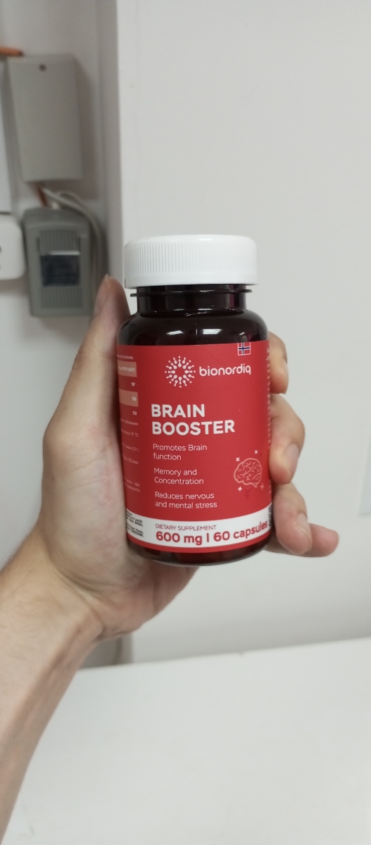 Фото покупателя №336 из 814: Витаминный комплекс для мозга и памяти Brain Booster bionordiq 600 мг 60 капсул, ноотроп, для концентрации, витамины для мозга, для учёбы и работы, БАД, для иммунитета, для здоровья, для профилактики, отзыв на 5 из 5, Ozon, 13 июля 2024