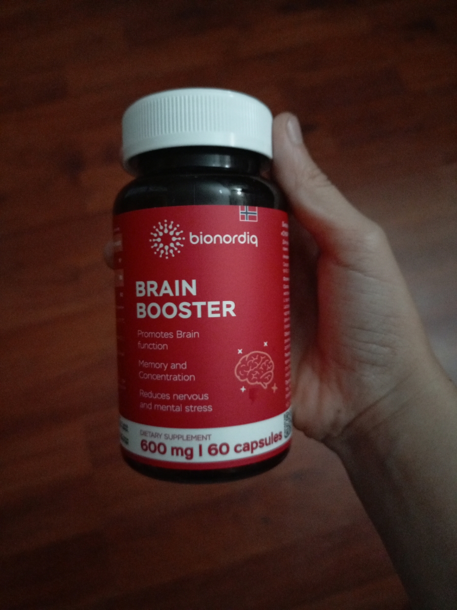 Фото покупателя №317 из 814: Витаминный комплекс для мозга и памяти Brain Booster bionordiq 600 мг 60 капсул, ноотроп, для концентрации, витамины для мозга, для учёбы и работы, БАД, для иммунитета, для здоровья, для профилактики, отзыв на 5 из 5, Ozon, 13 июля 2024