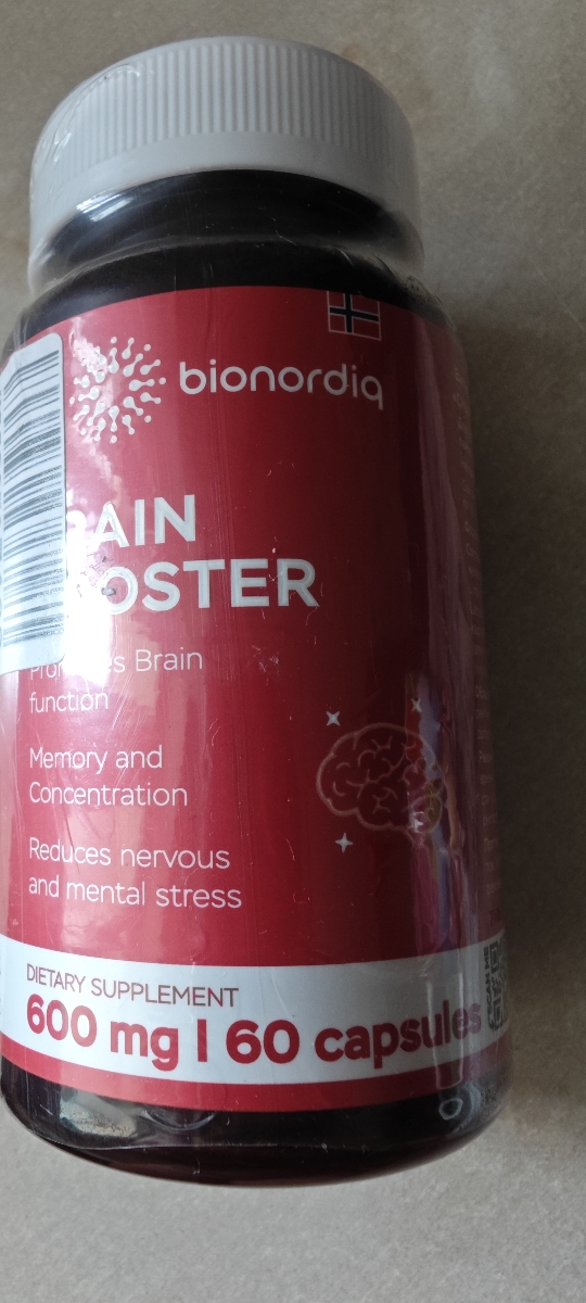 Фото покупателя №276 из 814: Витаминный комплекс для мозга и памяти Brain Booster bionordiq 600 мг 60 капсул, ноотроп, для концентрации, витамины для мозга, для учёбы и работы, БАД, для иммунитета, для здоровья, для профилактики, отзыв на 5 из 5, Ozon, 16 июля 2024
