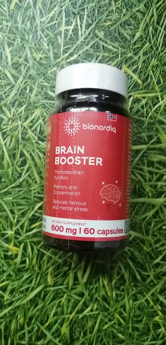 Фото покупателя №265 из 814: Витаминный комплекс для мозга и памяти Brain Booster bionordiq 600 мг 60 капсул, ноотроп, для концентрации, витамины для мозга, для учёбы и работы, БАД, для иммунитета, для здоровья, для профилактики, отзыв на 5 из 5, Ozon, 18 июля 2024