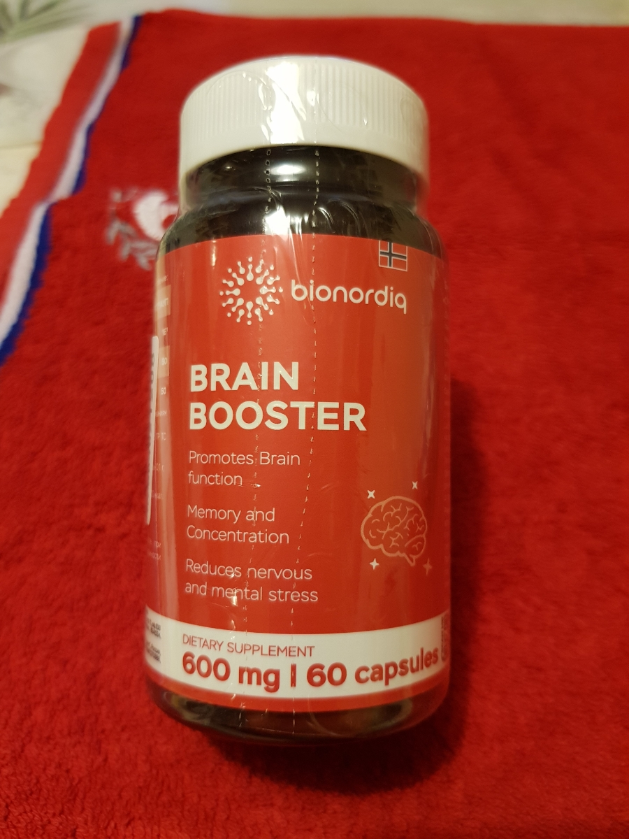 Фото покупателя №257 из 814: Витаминный комплекс для мозга и памяти Brain Booster bionordiq 600 мг 60 капсул, ноотроп, для концентрации, витамины для мозга, для учёбы и работы, БАД, для иммунитета, для здоровья, для профилактики, отзыв на 5 из 5, Ozon, 18 июля 2024