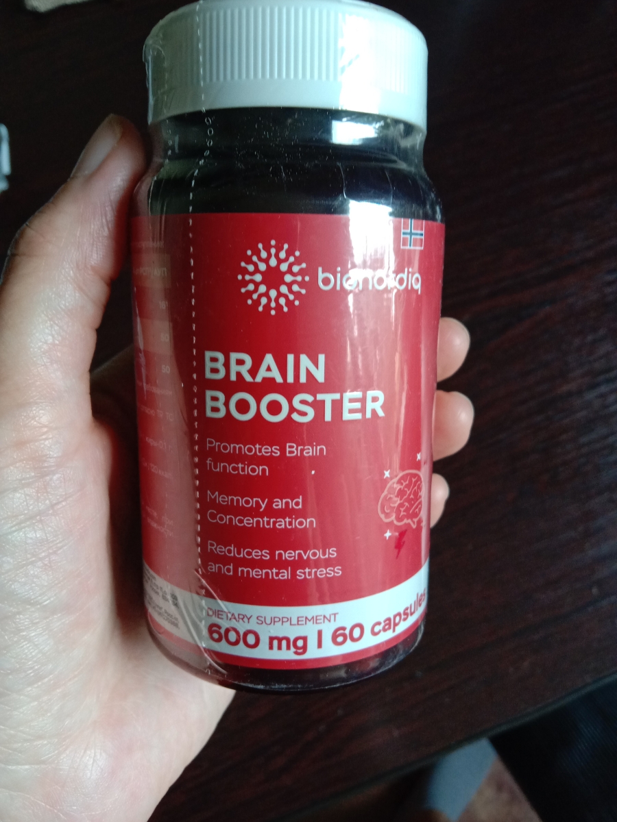 Фото покупателя №229 из 814: Витаминный комплекс для мозга и памяти Brain Booster bionordiq 600 мг 60 капсул, ноотроп, для концентрации, витамины для мозга, для учёбы и работы, БАД, для иммунитета, для здоровья, для профилактики, отзыв на 5 из 5, Ozon, 20 июля 2024