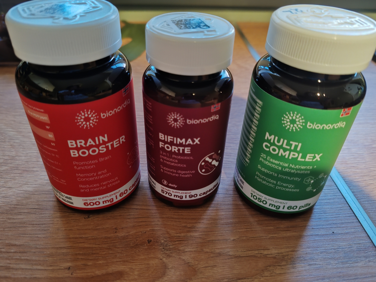Фото покупателя №200 из 814: Витаминный комплекс для мозга и памяти Brain Booster bionordiq 600 мг 60 капсул, ноотроп, для концентрации, витамины для мозга, для учёбы и работы, БАД, для иммунитета, для здоровья, для профилактики, отзыв на 5 из 5, Ozon, 23 июля 2024