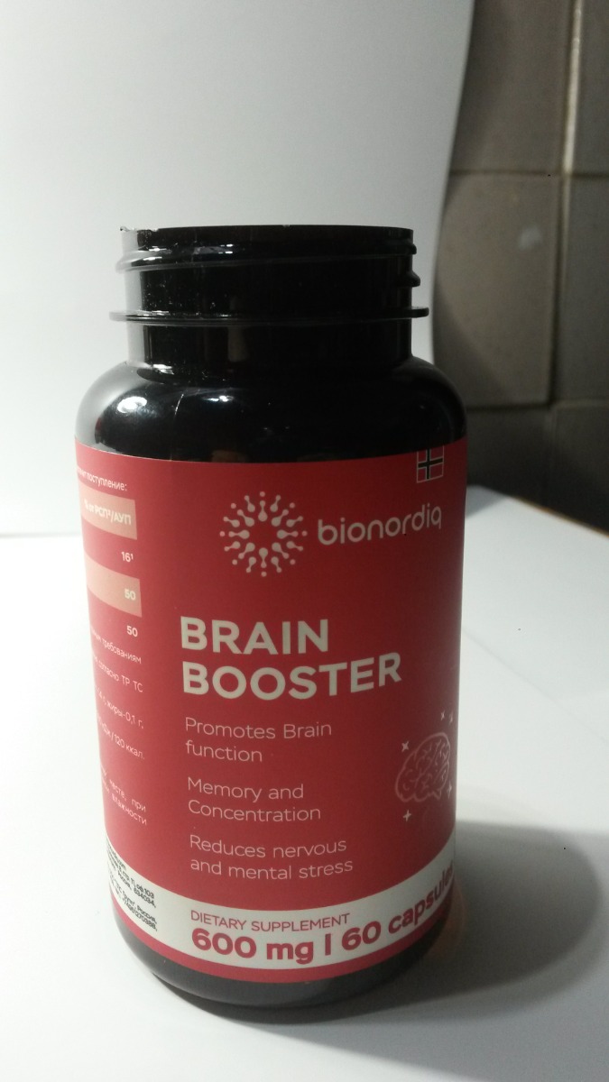 Фото покупателя №157 из 814: Витаминный комплекс для мозга и памяти Brain Booster bionordiq 600 мг 60 капсул, ноотроп, для концентрации, витамины для мозга, для учёбы и работы, БАД, для иммунитета, для здоровья, для профилактики, отзыв на 5 из 5, Ozon, 31 июля 2024