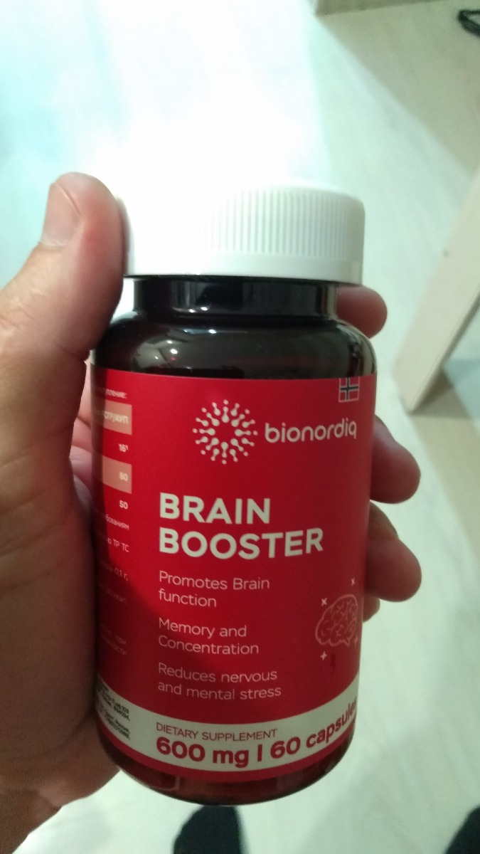 Фото покупателя №96 из 814: Витаминный комплекс для мозга и памяти Brain Booster bionordiq 600 мг 60 капсул, ноотроп, для концентрации, витамины для мозга, для учёбы и работы, БАД, для иммунитета, для здоровья, для профилактики, отзыв на 5 из 5, Ozon, 20 августа 2024
