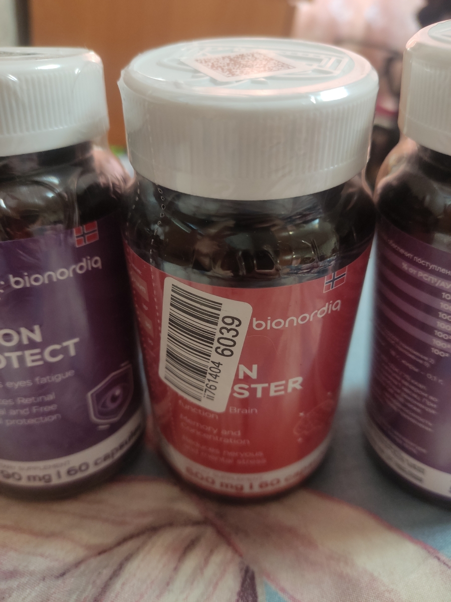 Фото покупателя №76 из 814: Витаминный комплекс для мозга и памяти Brain Booster bionordiq 600 мг 60 капсул, ноотроп, для концентрации, витамины для мозга, для учёбы и работы, БАД, для иммунитета, для здоровья, для профилактики, отзыв на 5 из 5, Ozon, 18 января 2025