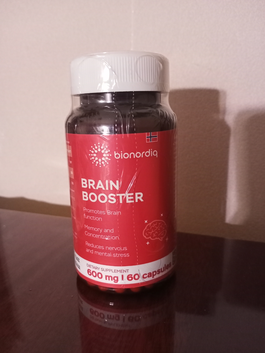 Фото покупателя №60 из 814: Витаминный комплекс для мозга и памяти Brain Booster bionordiq 600 мг 60 капсул, ноотроп, для концентрации, витамины для мозга, для учёбы и работы, БАД, для иммунитета, для здоровья, для профилактики, отзыв на 5 из 5, Ozon, 18 января 2025