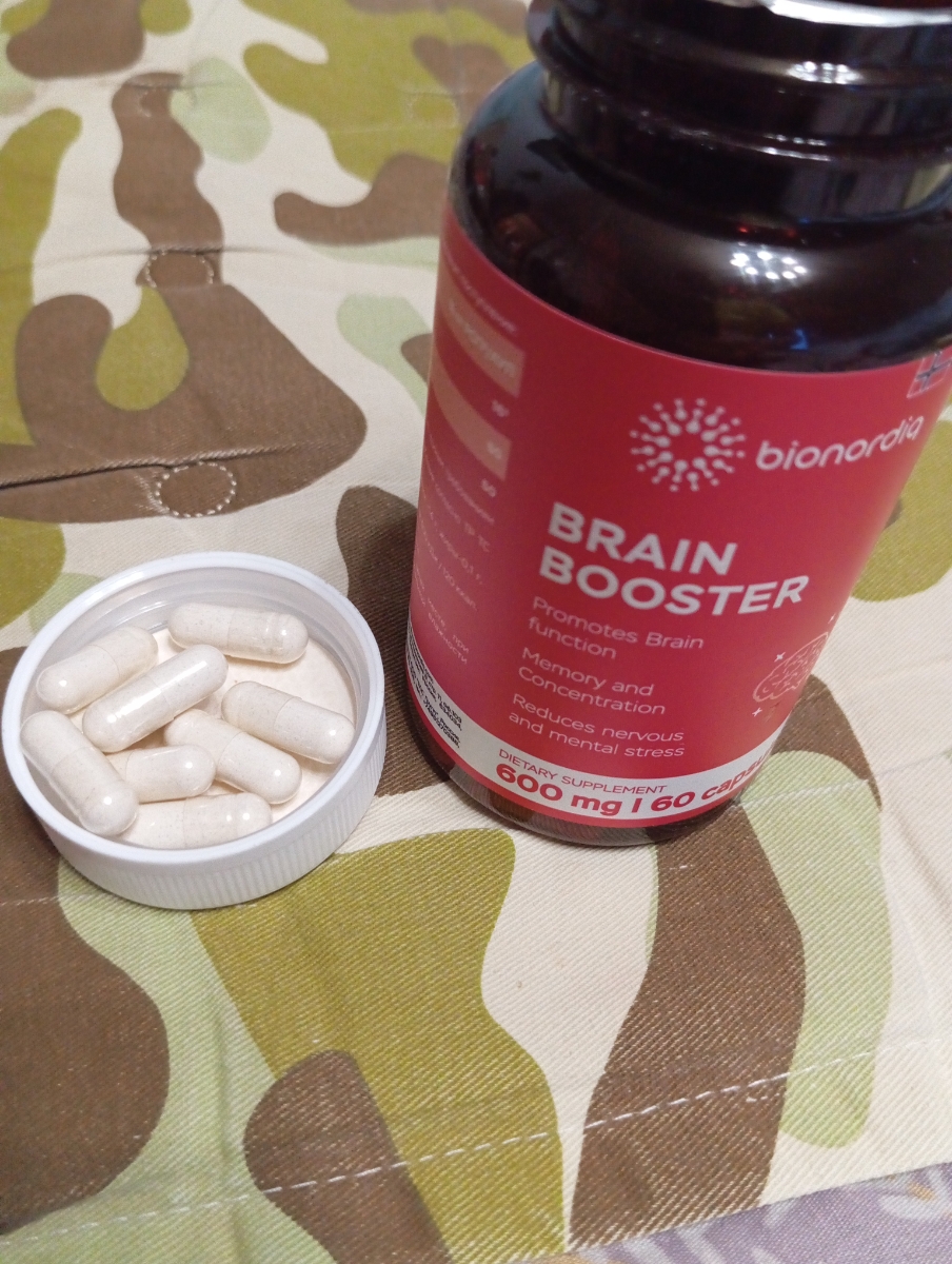 Фото покупателя №56 из 814: Витаминный комплекс для мозга и памяти Brain Booster bionordiq 600 мг 60 капсул, ноотроп, для концентрации, витамины для мозга, для учёбы и работы, БАД, для иммунитета, для здоровья, для профилактики, отзыв на 5 из 5, Ozon, 18 января 2025