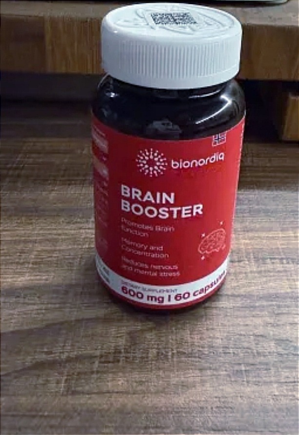 Фото покупателя №32 из 814: Витаминный комплекс для мозга и памяти Brain Booster bionordiq 600 мг 60 капсул, ноотроп, для концентрации, витамины для мозга, для учёбы и работы, БАД, для иммунитета, для здоровья, для профилактики, отзыв на 5 из 5, Ozon, 18 января 2025