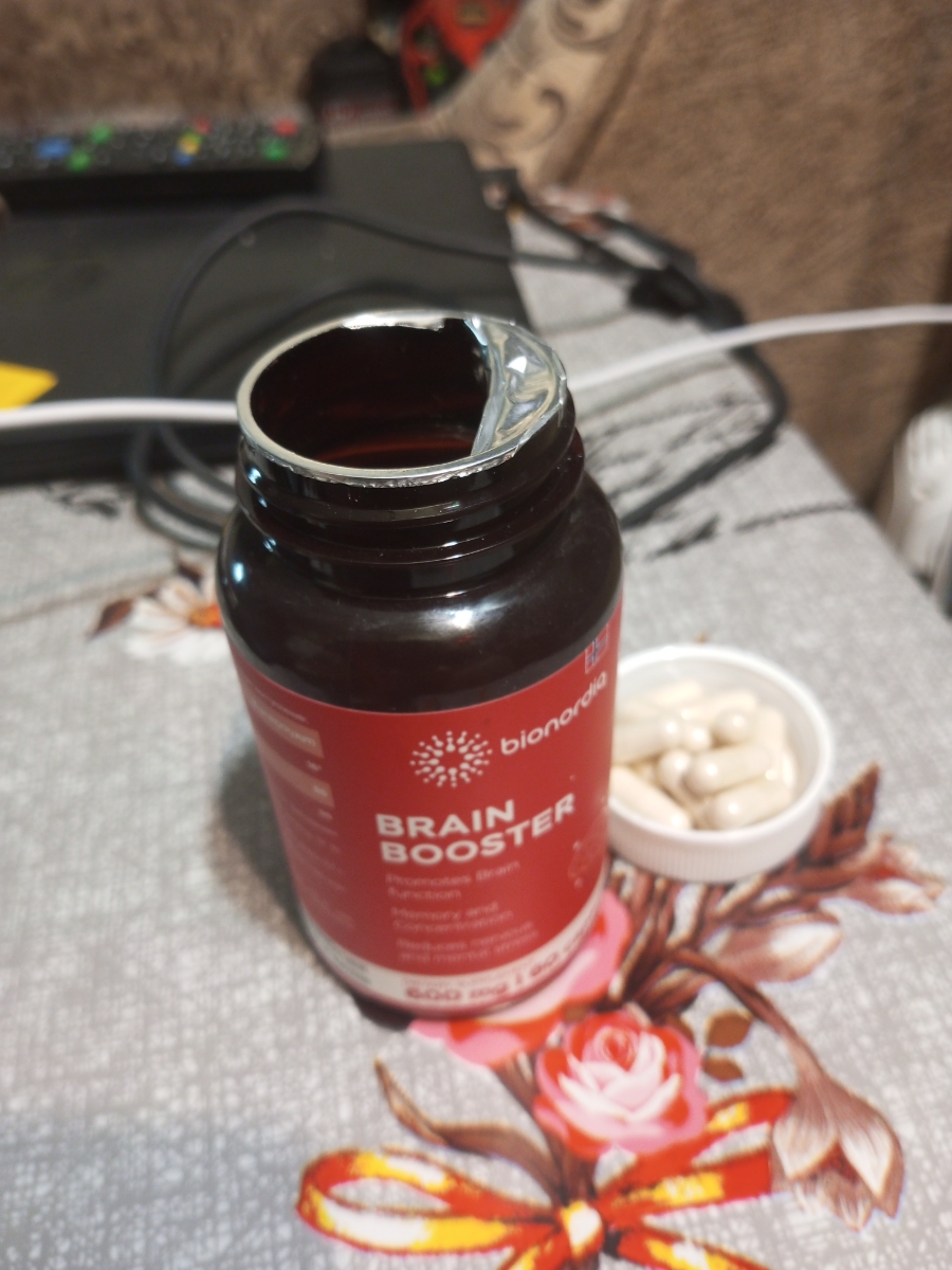 Фото покупателя №22 из 814: Витаминный комплекс для мозга и памяти Brain Booster bionordiq 600 мг 60 капсул, ноотроп, для концентрации, витамины для мозга, для учёбы и работы, БАД, для иммунитета, для здоровья, для профилактики, отзыв на 5 из 5, Ozon, 18 января 2025