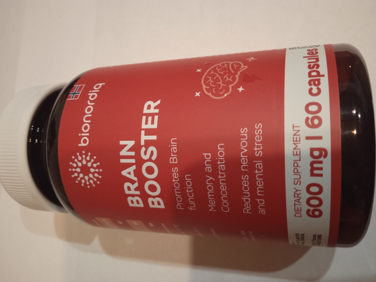 Фото покупателя №20 из 814: Витаминный комплекс для мозга и памяти Brain Booster bionordiq 600 мг 60 капсул, ноотроп, для концентрации, витамины для мозга, для учёбы и работы, БАД, для иммунитета, для здоровья, для профилактики, отзыв на 5 из 5, Ozon, 18 января 2025