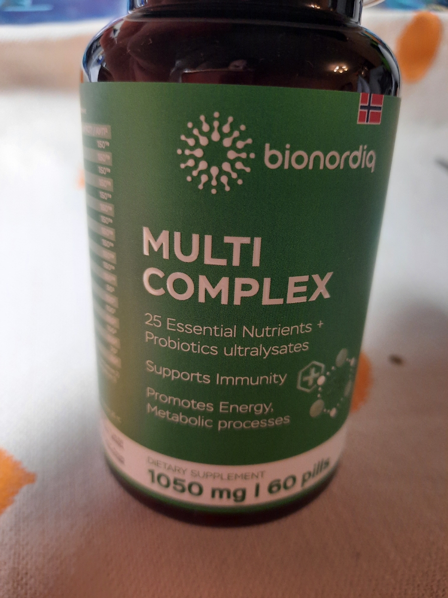 Фото покупателя №131 из 276: Мультивитаминный комплекс Multi Complex bionordiq 1050 мг 60 капсул, мультивитамины, витамины и минералы, для иммунитета и энергии, для женщин и мужчин, БАД, для здоровья, для профилактики, для костей, отзыв на 5 из 5, Ozon, 24 июля 2024