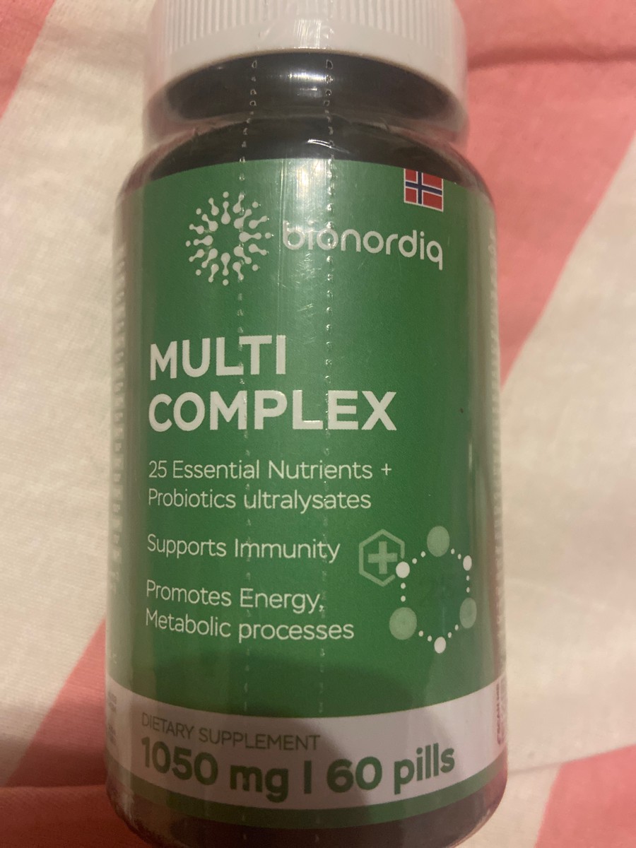 Фото покупателя №127 из 276: Мультивитаминный комплекс Multi Complex bionordiq 1050 мг 60 капсул, мультивитамины, витамины и минералы, для иммунитета и энергии, для женщин и мужчин, БАД, для здоровья, для профилактики, для костей, отзыв на 5 из 5, Ozon, 24 июля 2024