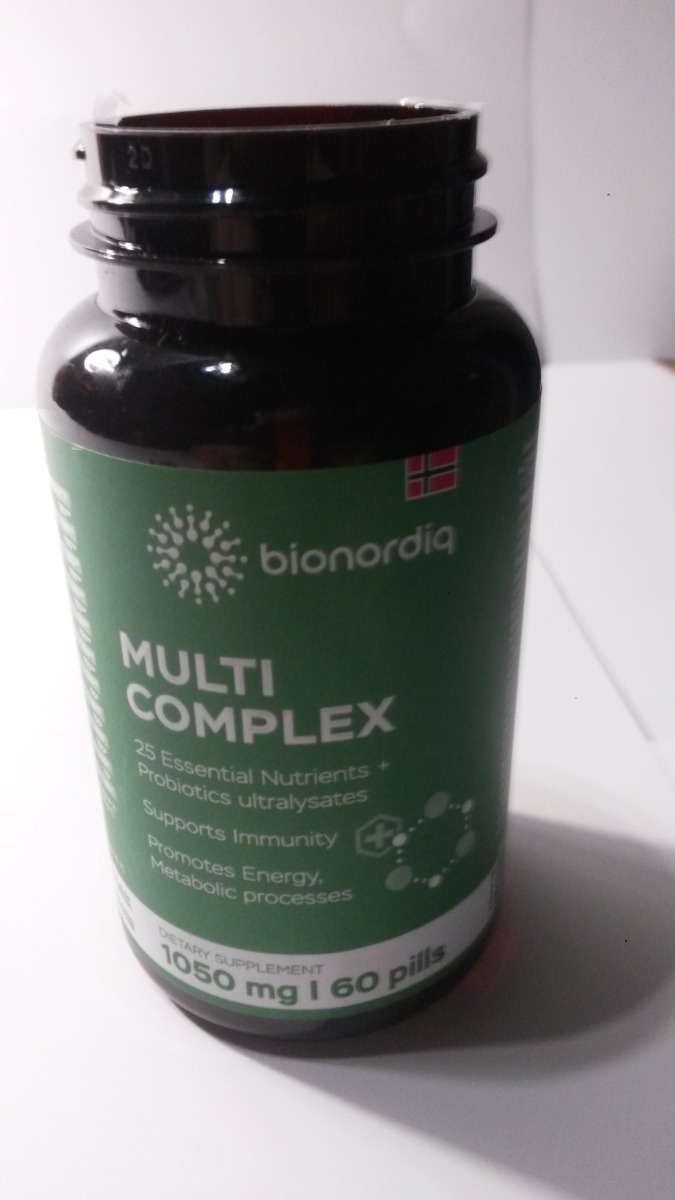 Фото покупателя №100 из 276: Мультивитаминный комплекс Multi Complex bionordiq 1050 мг 60 капсул, мультивитамины, витамины и минералы, для иммунитета и энергии, для женщин и мужчин, БАД, для здоровья, для профилактики, для костей, отзыв на 5 из 5, Ozon, 30 июля 2024