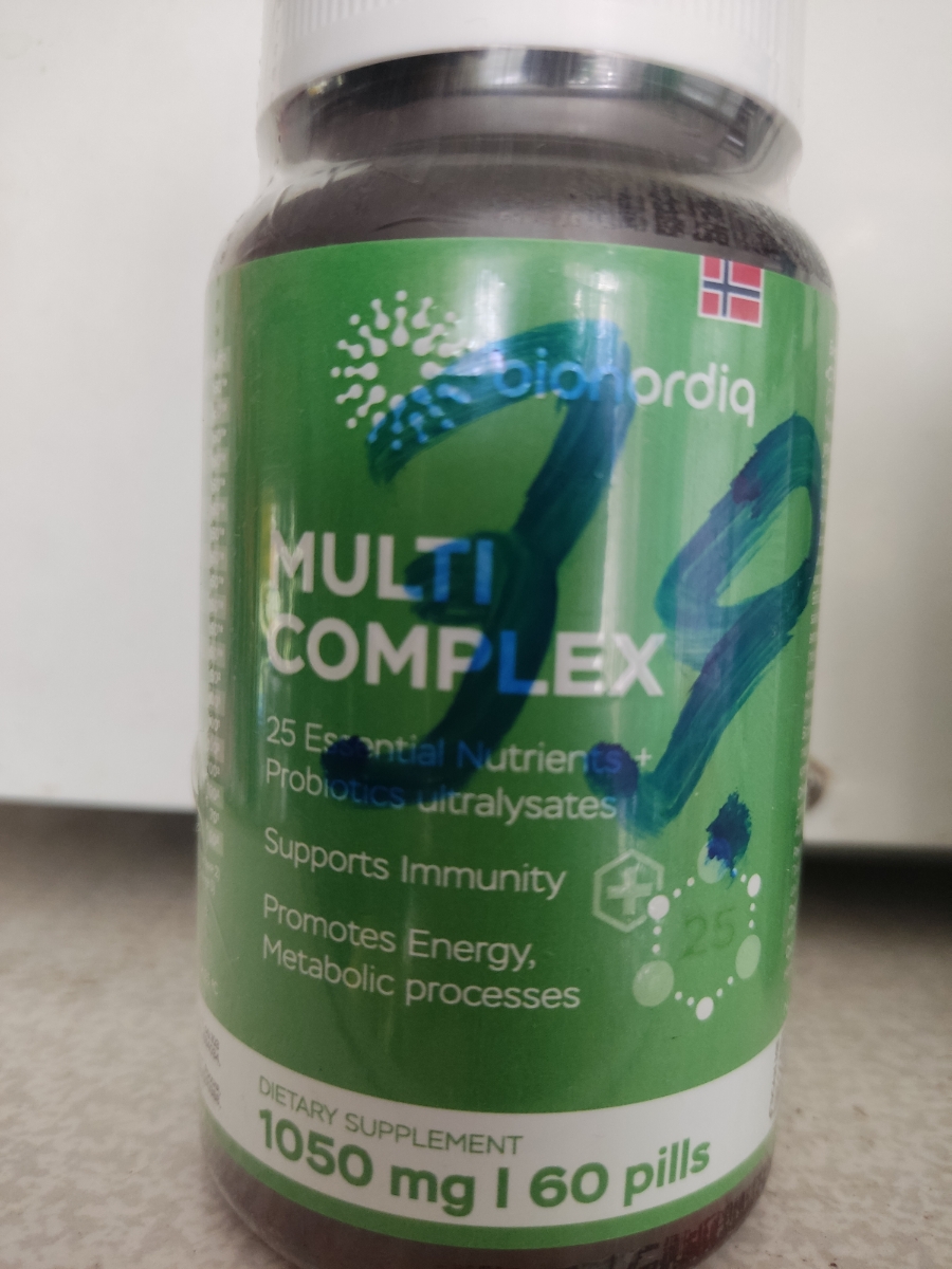 Фото покупателя №21 из 276: Мультивитаминный комплекс Multi Complex bionordiq 1050 мг 60 капсул, мультивитамины, витамины и минералы, для иммунитета и энергии, для женщин и мужчин, БАД, для здоровья, для профилактики, для костей, отзыв на 5 из 5, Ozon, 22 августа 2024