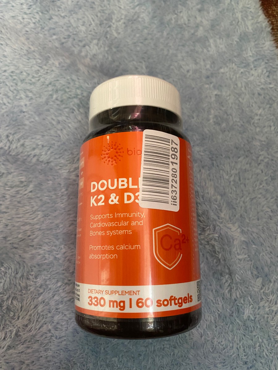 Фото покупателя №226 из 299: Витамины D3 и K2 для костей и сосудов Double K2 D3 bionordiq 330 мг 90 капсул, холекальциферол менахинон, витамин д3 к2, для иммунитета, витамины, БАД, для здоровья, для женщин и мужчин, для зубов, отзыв на 5 из 5, Ozon, 28 июня 2024