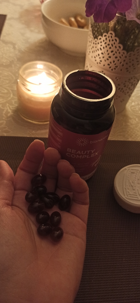 Фото покупателя №354 из 420: Витаминный комплекс для волос ногтей и кожи Beauty Complex bionordiq 790 мг 60 капсул, биотин коллаген, витамины красоты, для женщин, для роста волос, БАД, для иммунитета, для здоровья, для костей, отзыв на 5 из 5, Ozon, 30 июня 2024