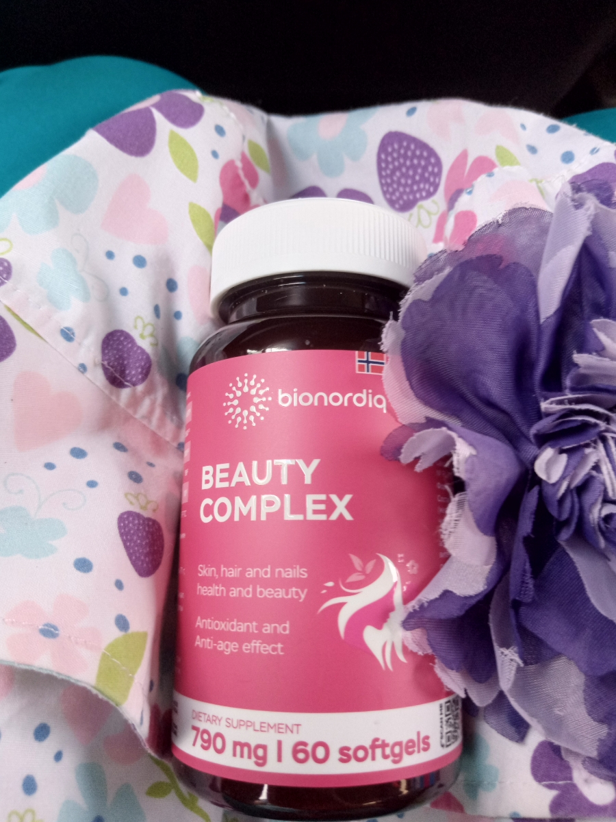 Фото покупателя №326 из 420: Витаминный комплекс для волос ногтей и кожи Beauty Complex bionordiq 790 мг 60 капсул, биотин коллаген, витамины красоты, для женщин, для роста волос, БАД, для иммунитета, для здоровья, для костей, отзыв на 5 из 5, Ozon, 2 июля 2024