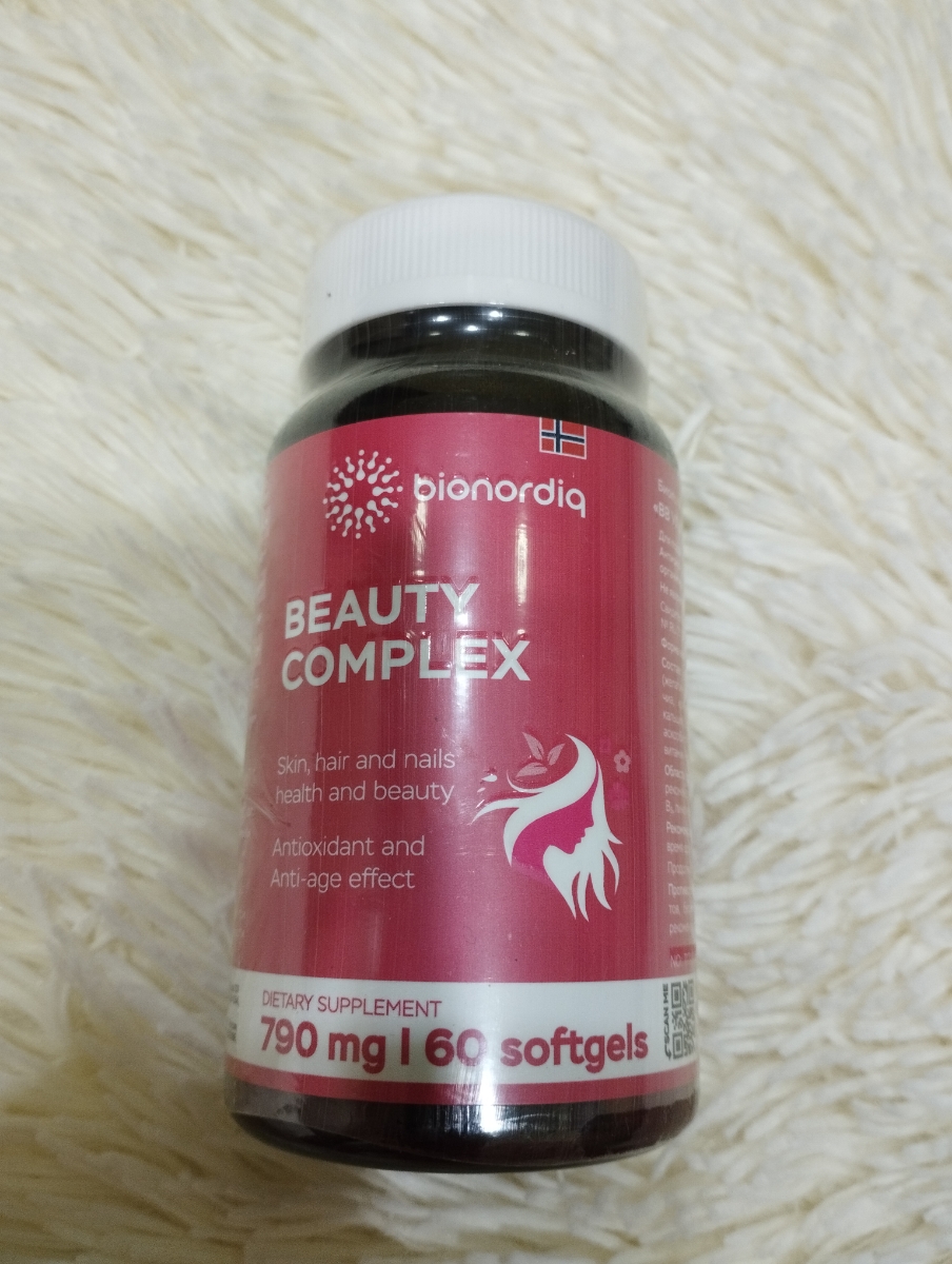 Фото покупателя №285 из 420: Витаминный комплекс для волос ногтей и кожи Beauty Complex bionordiq 790 мг 60 капсул, биотин коллаген, витамины красоты, для женщин, для роста волос, БАД, для иммунитета, для здоровья, для костей, отзыв на 5 из 5, Ozon, 5 июля 2024