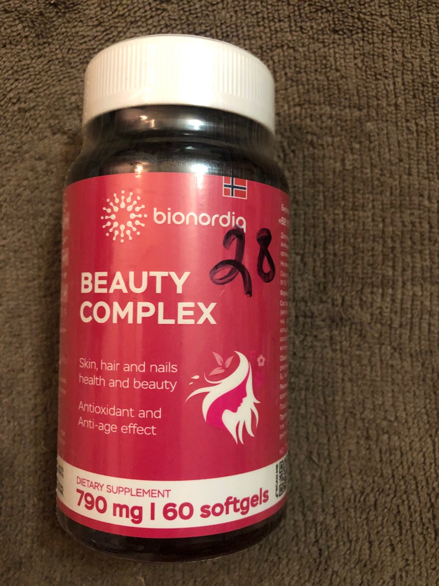 Фото покупателя №188 из 420: Витаминный комплекс для волос ногтей и кожи Beauty Complex bionordiq 790 мг 60 капсул, биотин коллаген, витамины красоты, для женщин, для роста волос, БАД, для иммунитета, для здоровья, для костей, отзыв на 5 из 5, Ozon, 10 июля 2024
