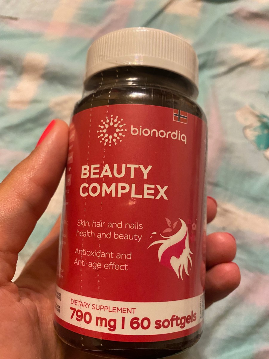 Фото покупателя №183 из 420: Витаминный комплекс для волос ногтей и кожи Beauty Complex bionordiq 790 мг 60 капсул, биотин коллаген, витамины красоты, для женщин, для роста волос, БАД, для иммунитета, для здоровья, для костей, отзыв на 5 из 5, Ozon, 10 июля 2024